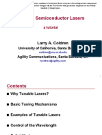 Tunable Semiconductor Lasers