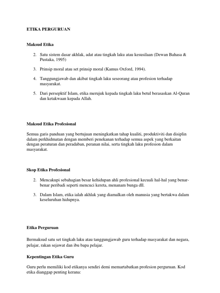 Etika Guru Pdf