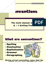 Conventions: The Sixth Element of The 6 + 1 Writing Traits