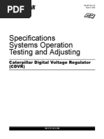 Download Caterpillar Digital Voltage Regulator CDVR by Khan Sahab SN132836205 doc pdf