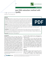 2012A High Throughput DNA Extraction Method