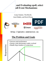 Comparing and Evaluating Epoll, Select and Poll Event Mechanisms