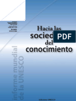 Hacia Las Sociedades Del Conocimiento