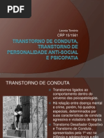 4 -Transtorno de Conduta, Transtorno de Personalidade Anti-social (1)