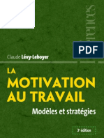 La Motivation au Travail_Modèles et stratégies