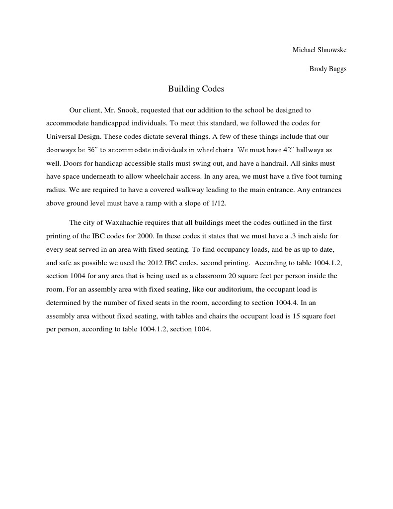Building Codes for Handicapped Access | PDF