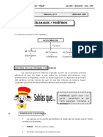 III Bim - 2do. Año - Guía 2 - Acelomados - Poríferos