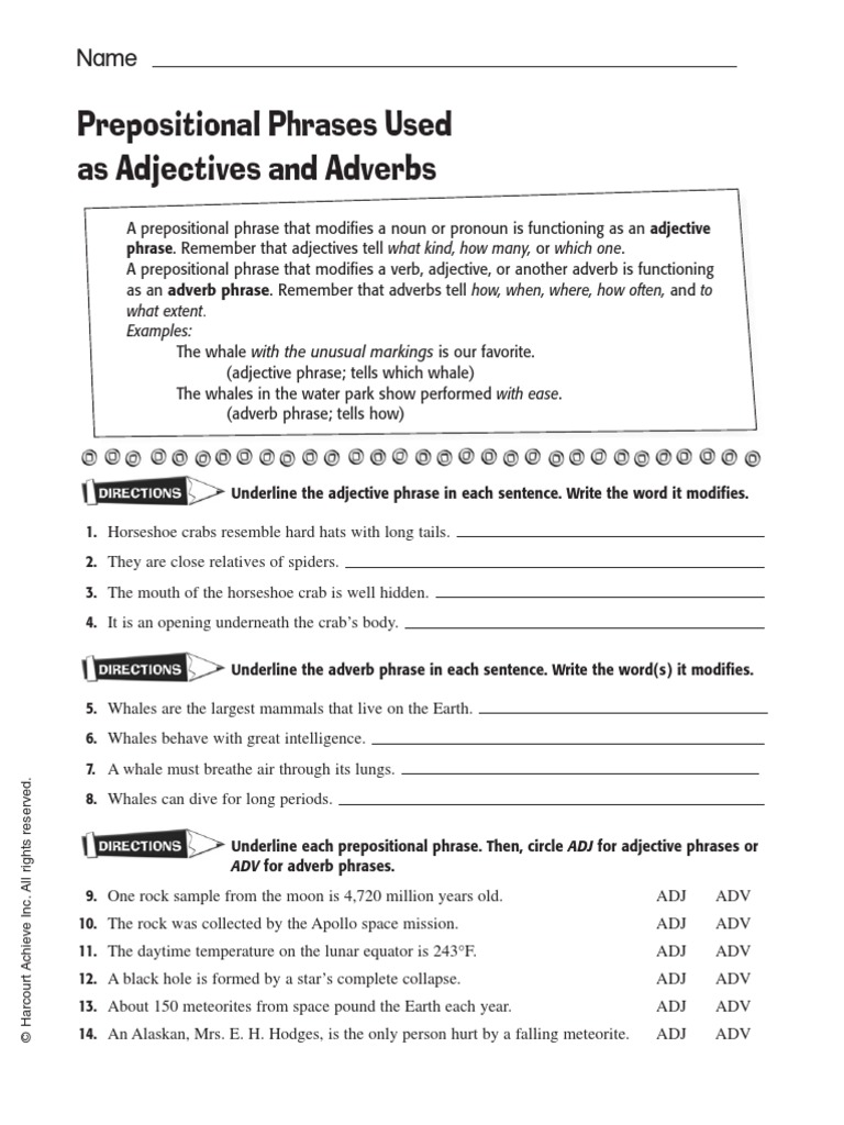 prepositional-phrases-act-as-single-parts-of-speech-they-usually-act-as-adjectives-or-adverbs