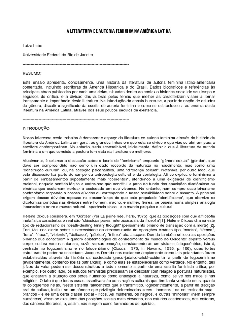 Redação Como Valorizar A Arte De Autoria Feminina No Brasil