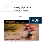 Training Gym Pro Instruction Manual v1.0