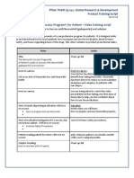 Pfizer PGRD63 Neurontin - Training Script