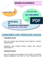 Engineering Economics: Ali Salman