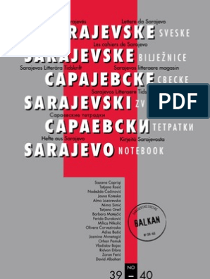 Sarajevske Sveske 39-40 - 0 PDF | PDF