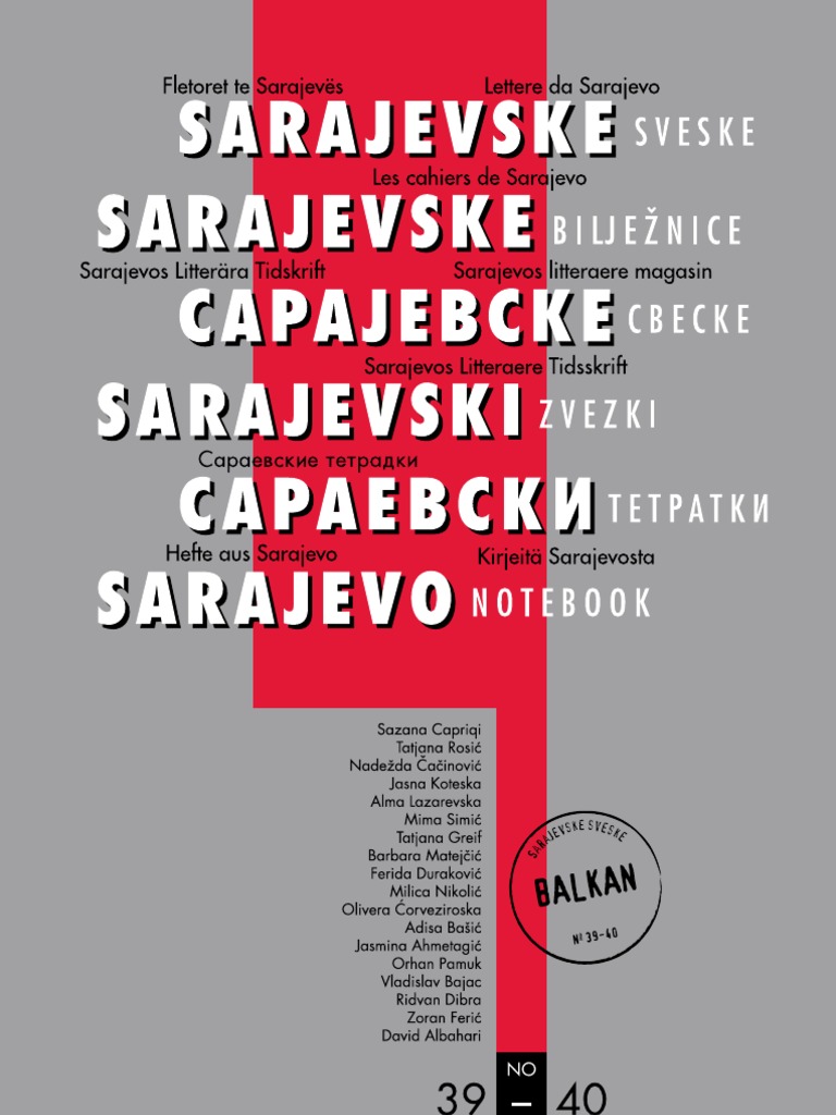 Sarajevske Sveske 39-40 - 0 PDF | PDF