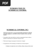 Introduction To Numerical Control