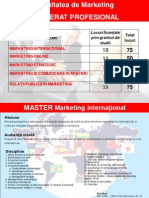 Presentation Mastere Profesionale 2012