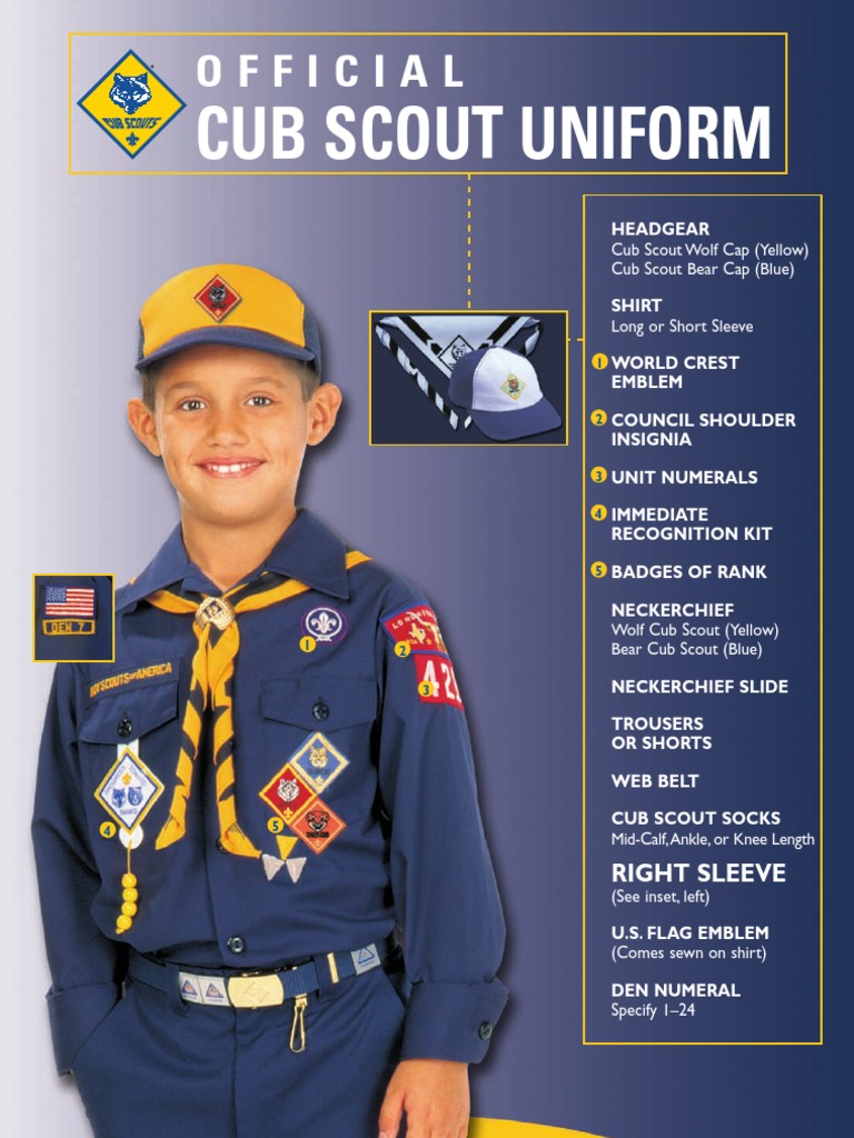 Cub Scout Uniforms PDF