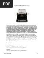 Download Memoir Course Teachers Guide_reDesign by arudenstine SN132884728 doc pdf