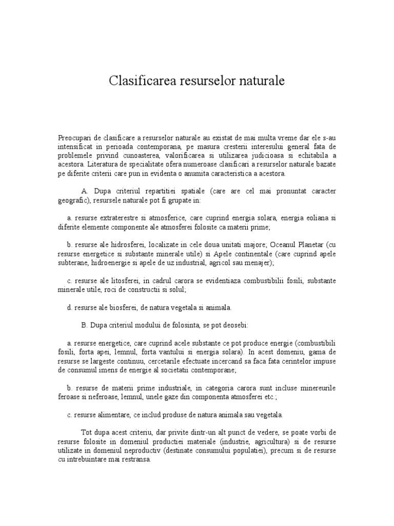 Www Referate Ro Clasificarea Resurselor Naturale Abdd6