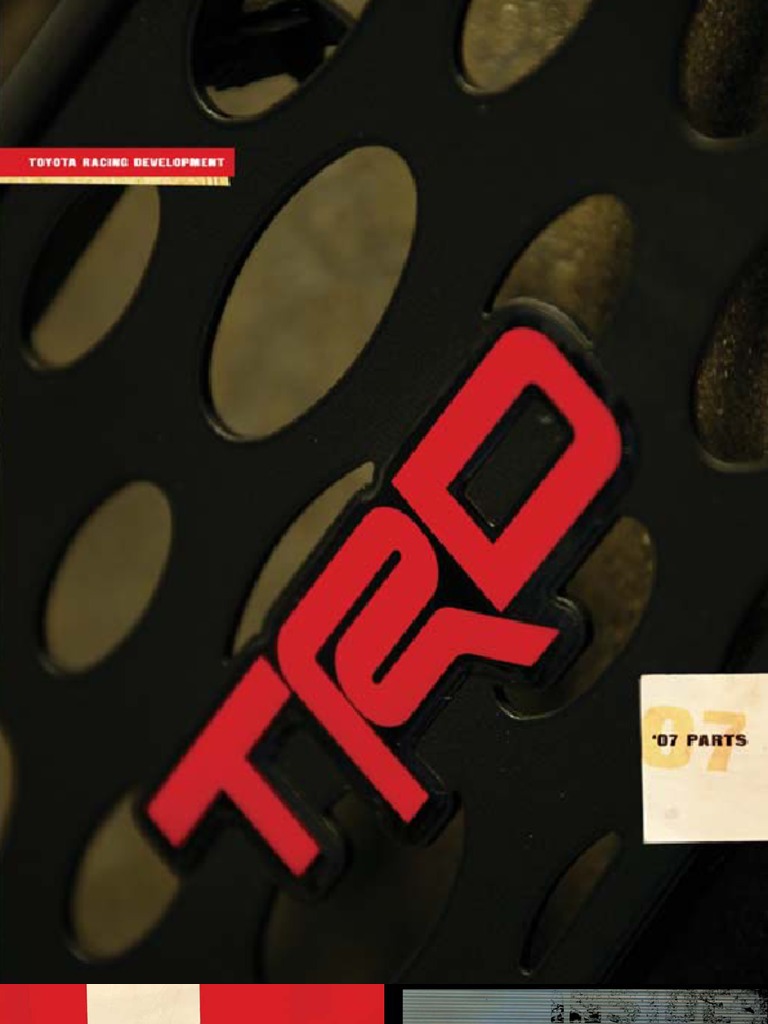 TRD Catalog | PDF | Turbocharger | Internal Combustion Engine