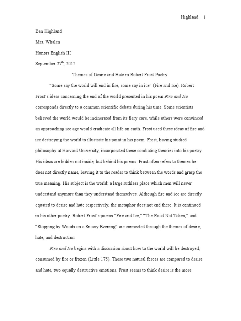 Out out robert frost image