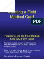 Lesson 7 Initiating a Field Medical Card