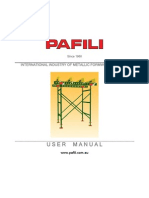 User Manual: International Industry of Metallic Formwork Systems