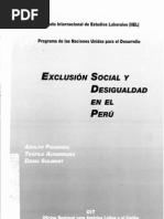 Exclusion Social y Desigualdad en El Peru