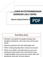 Kulh 2012 Pemilihan Rute