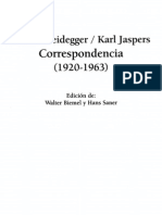 119902641 Heidegger Martin Jaspers Karl Correspondencia 1920 1963
