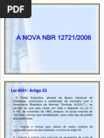 A NOVA NBR 12721-2006