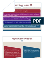 Payment of Service Tax & Returns