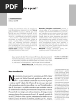Relendo Vigiar e Punir - Luciano Oliveira - UFPE