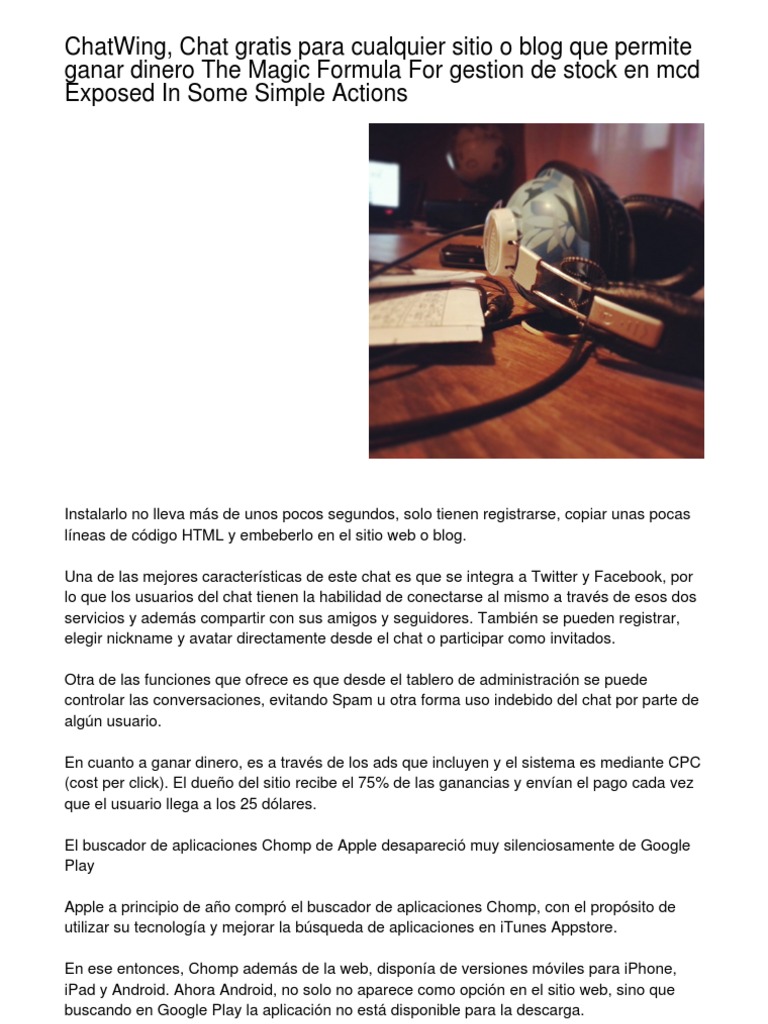 Chatwing Chat Gratis Para Cualquier Sitio O Blog Que