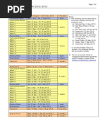 AY2012-2013 Academic Calender of NUS