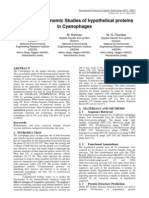 Comparative Genomic Studies