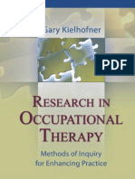 Research in Occupational Therapy