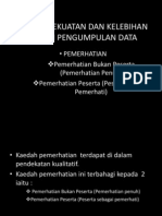 AR Kaedah Pengumpulan Data Pemerhatian