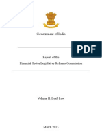 FSLRC Draft Indian Financial Code
