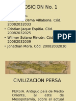 CIVILIZACION PERSA, Exposiciones humanidades II