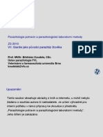 BSP 10 - VII. Parazitologie Potravin Giardie
