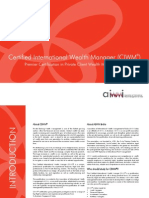 Certified International Wealth Manager (CIWM)