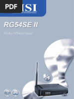 Rg54se II User Guide