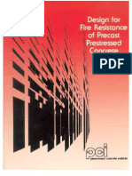 Design for Fire Resistance of Precast Prestressed Concrete
