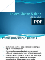 Poster, Slogan & Iklan