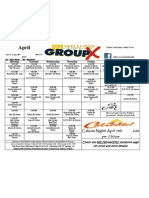 April 2013 Group Exercise Schedule