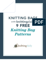 9 Free Bag Knitting Patterns