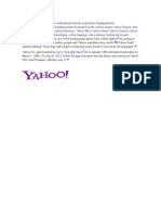 Yahoo! Inc. - The Internet Company Behind Yahoo Search and Yahoo Mail