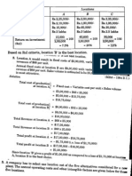 Plant Location Solved Numerical- A&B Pg 127 to 130