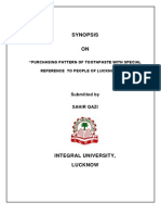 Purchasing Patterns of Toothpaste in Lucknow